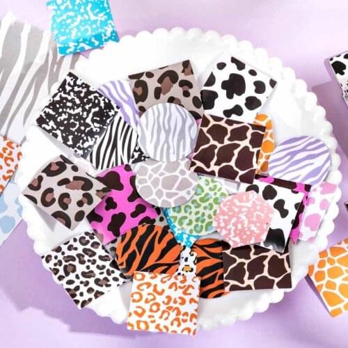 46 Pcs/box Cute Leopard Animal Party Stickers Stationery Cartoons Scrapbooking Diary Album DIY Decorative Stick Label Stickers