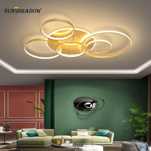 Acrylic Led Chandelier Modern Home Lamp Ceiling Chandelier Lighting for Living room Bedroom Dining room Kitchen Luminaires