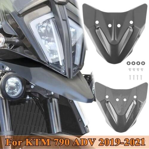 For KTM 790 Adventure ADV 2019 2020 Accessories Motorcycle Front Wheel Fender Beak Nose Cone Guard Extension Cover Cowl Fairing