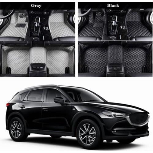 Automobile Carpet Cover Car Floor Mats for Mazda Atenza Mx-5 Cx-3 Cx-5 3 5 6 8 Cx-7 Cx-8 Cx-9 Leather Car Foot Mats Accessories