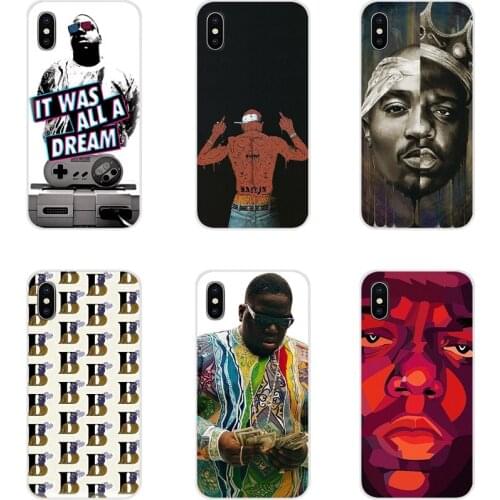 Biggie Tupac pac Accessories Phone Cases Covers For Xiaomi Redmi 4A S2 Note 3 3S 4 4X 5 Plus 6 7 6A Pro Pocophone F1