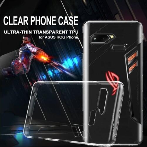 For Asus ROG 1 Phone Case TPU Soft Slim Silicon Transparent Clear rog gaming phone Lite Cover Bumper Shockproof Protective Case