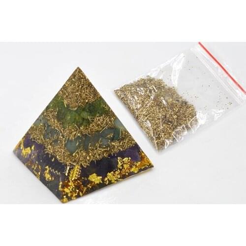 Energy Metal copper paste Flower of life DIY copper scrap Geometry Orgonite energy tower materia With use of epoxy Mold Making