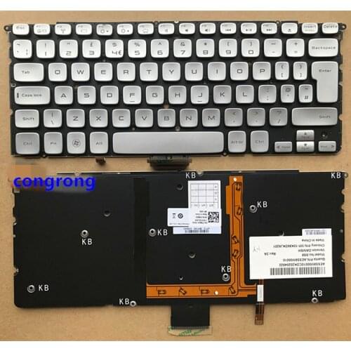 For Dell XPS 15z L511z L512z XPS 14Z L412z Laptop keyboard UK version with backlit