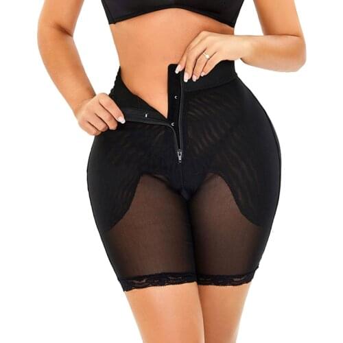 Waist Trainer for Women Shapewear Tummy Control Panty High Waist Butt Lifter Body Shaper Shorts Thigh Slimmer Girdle Plus Size