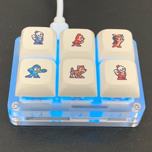 MINI Mechanical Keyboard 6-key Customized Keyboard Shortcut Macro Keyboard