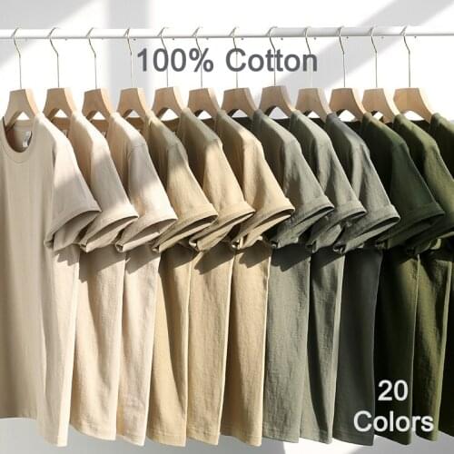 Autumn T-Shirts Men Women Cotton Summer Short Tees Basic Brand Tshirts Male Female Slim Fit Plain Tee Shirt Young Boy Girl Tops