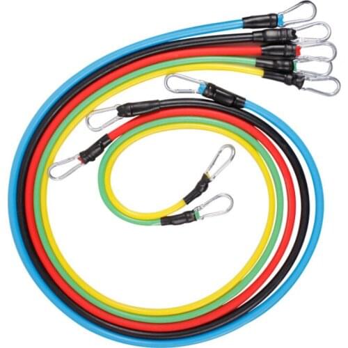 Wholesale 11 Piece Suit Of Stretcher Fitness Tension Rope Multi-Functional Training Device Rubber Combination Auxiliary