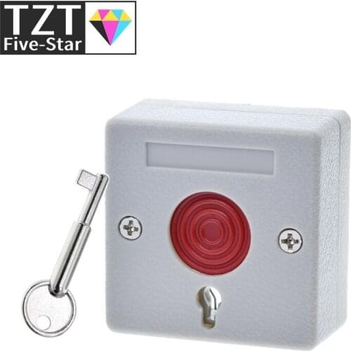 PB-68 emergency button switch key automatic reset wired manual alarm button Fire hand alarm emergency switch