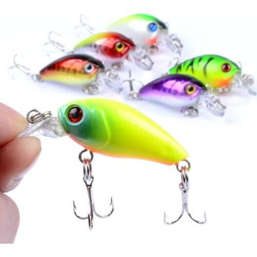 East Rain Suspension Bait Freshwater Saltwater Fishing Lure 4.5cm 4g 3pcs SP Crank Artificial Hard Bait Free Shipping