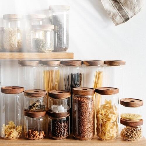 Coffee bean storage tank sealed tank glass bottle coffee powder storage tank food grade vacuum tank kitchen storage container