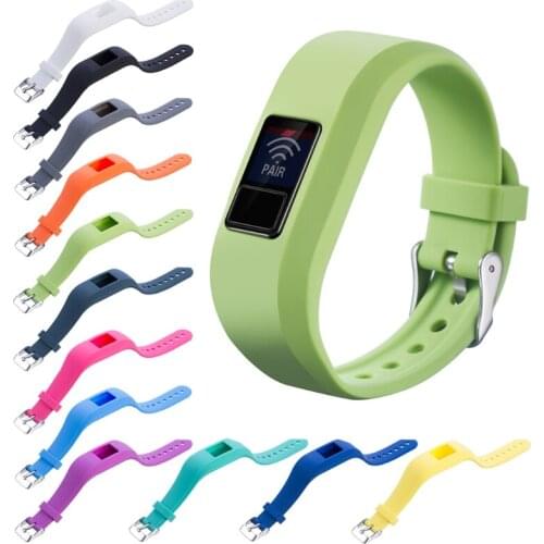 OOTDTY Silicone Watch Band Strap Replacement For Garmin Vivofit JR JR2 Junior Fitness