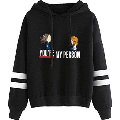 You are my person Long Sleeve Hoodie Greys anatomy Pullover Hoodies Sweatshirt Greys anatomy gifts Merch Modis Jacket Coat