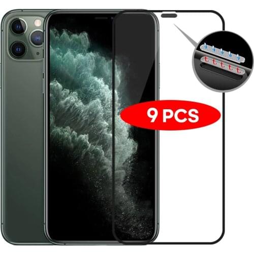 Free Frame New Alloy Dust Net Tempered Glass For iPhone 12 Pro max i11 Pro X XS MAX XR Screen Protector For iPhone 12 Pro Mini