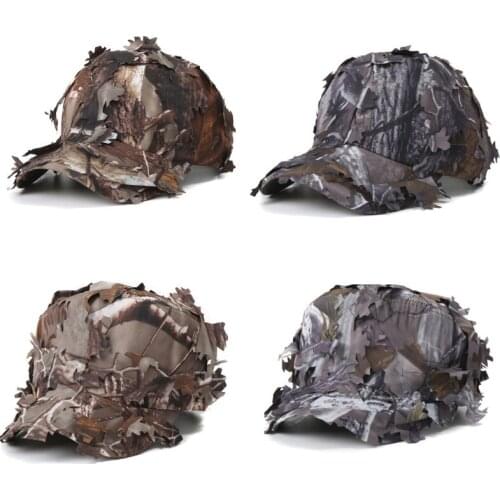 Camouflage military cap hip-hop jungle camouflage hat baseball cap outdoor military training basin cap sniper military шляпаженс