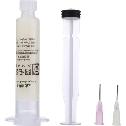 10CC Lead-Free Solder Paste Flux NO-Clean Syringe Soldering Grease SMD PCB PGA BGA Advanced Welding Oil Flux
