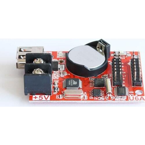 Free shipping HD-U6A led control card led open sign rgb p10 outdoor full color led sign moving message scrolling led sign