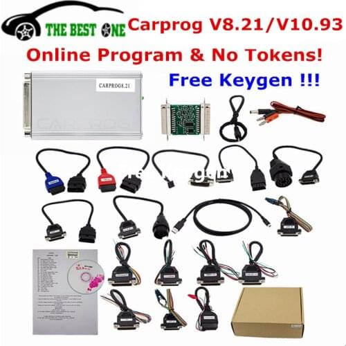 Free Keygen Online Carprog FW V8.21 V10.93 Full Set Auto Repair Tool Car Prog 8.21/10.93/10.05 Airbag/Radio/Dash/ECU Programmer