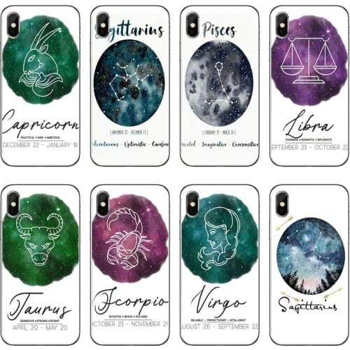 Zodiac Signs Star Mountain Phone Case For Samsung Galaxy A71 A70 A60 A51 A50 A41 A40 A31 A30 A20E A21S A12 A10 A7 A5 A3