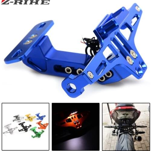 Motorcycle License Plate Bracket Licence Plate Holder Frame Number Plate For Suzuki SV650 SV650S 1999-2009 SV 650 650S 1999-2016