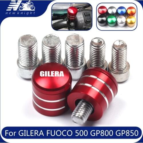 For PIAGGIO GILERA FUOCO 500 GP800 GP850 NEXUS 300 250 E3 Mtorcycle Aluminum Rearview Handlebar Mirror Bolt Screws Mount Adapter