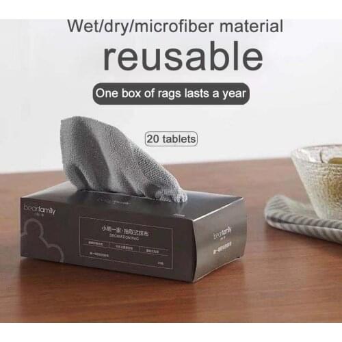 Home Kitchen Sbsorbent Microfiber Towel Myth Cloth Lazy Car Wipes Kitchen Everything Scouring Cloth Table Cookware Dish Cloth