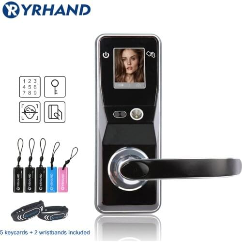 Electronic Door Lock Face Recognition Lock Digital Security Touch Screen Keyless Face Smart Door Lock