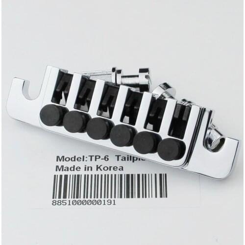 Guitar Bridge Tailpiece - Tune-O-Matic Bridges Replacement for EPI LP SG 6 String Electric Guitar (Chrome)