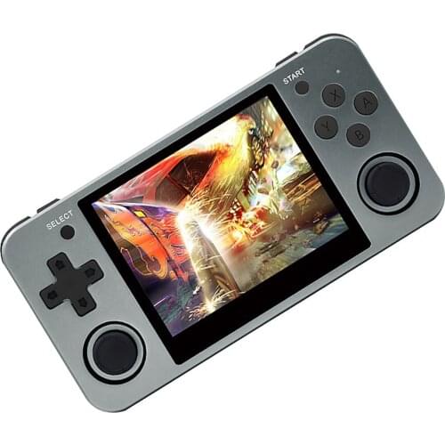 Portable Retro Handheld Video Game Console Mini 3.5inch IPS Screen RG350M Classic Game Machine 16GB Aluminum Shell Gamepad