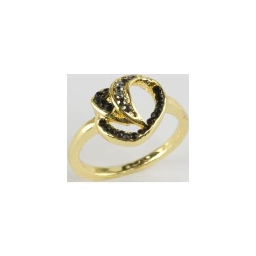 Heart Figured Cubic Zirconia Ring