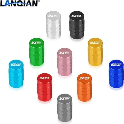 With Logo "YZ426F" For YAMAHA YZ426F YZ 426F YZ-426F Wheel Tire Air Aluminum Alloy Valve stem caps Cover Valve Caps Stem Cover