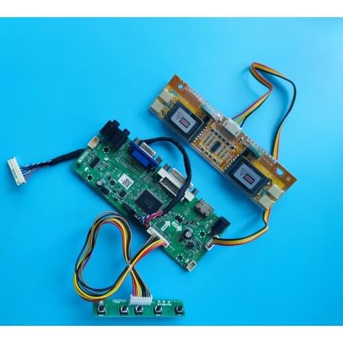 Kit for M201EW02 Driver Screen Panel Controller board LVDS 4 lamps VGA DVI 1680X1050 M.NT68676 DIY 20.1" 30pin