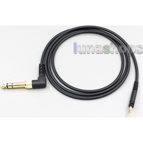 LN005362 6.5mm 3.5mm Plug Headphone 3.6mm 45*0.04mm OCC Cable For Sennheiser HD6 HD7 HD8 MIX DJ HD595 Earphone