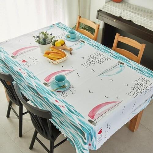 Microfine Table Cloth Home Decoration Pvc Tablecloth Modern Rectangle Water and Oil Resistant Table Cover Party Wedding