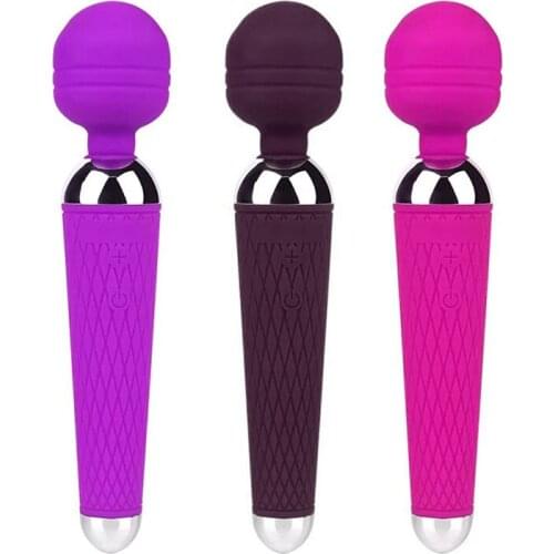 Powerful AV Vibrator Magic Vagina Wand Clitoris Stimulator Vibrators Sex Toys for Women G Spot for Masturbator USB Dildo