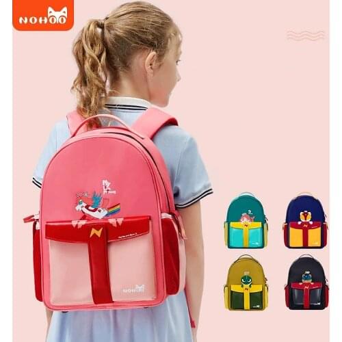 Nohoo Orthopedics Backpack for Kids Fashionable Unicorn School Bag For Girls Japanese Waterproof Primary School Students bags