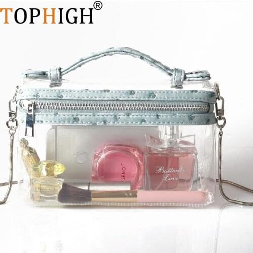 New Fashion designer handbag embossed ostrich leather portable bag clear clutch bag lady hand bag purse