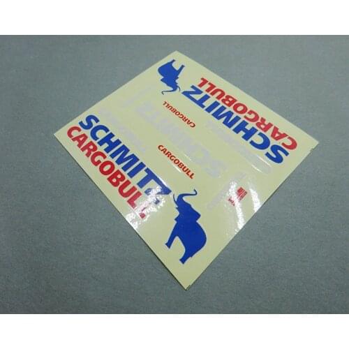 New SCHMITZ logo car hopper sticker for tamiya 1/14 scale rc beenz 1851 3363 56335 56348 56352 leisu tractor trailer truck arocs