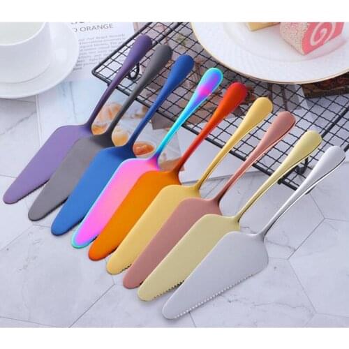 Stainless Steel Pizza Shovel Knife Butter Knife Cheese Dessert Cutlery Bakeware Cake Spatula Tool Baking Pastry Spatulas XB 153