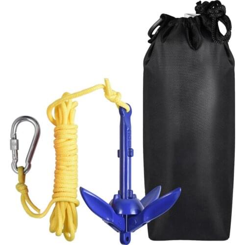 1Set Complete Kayaking/paddle Board Anchoring Kit Kayak Anchor Kayak Canoe Motorboat SUP Paddle Board Boat Anchor Dropshipping