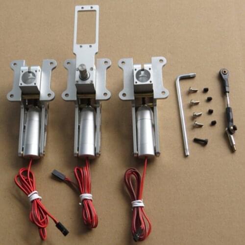 RC Metal Electric Retractable Landing Gear 12kg to 17kg For Fixed-wing Aircraft Air Plane