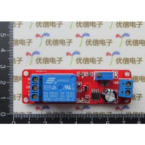 12v time delay break-make relay module