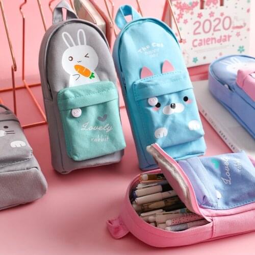 School Bag Pencil Case Pencil Case Cute Pencil Case MBD051-054-7 Stationery Case School Pencil Case Kpop Stationery Stationery