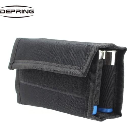 Tactical Outdoor Hunting 10 Rounds Shotgun Shell Holder Carrier Molle Ammo Pouch 12/20GA Magazine Pouch Belt Cartridge