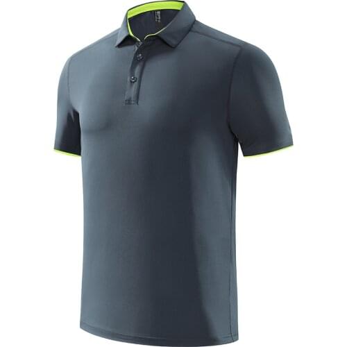 High Quality Mens Golf Shirt Quick-Drying Breathable Lapel POLO Shirt Business Golf Shirt Outdoor Leisure Female Golf Team