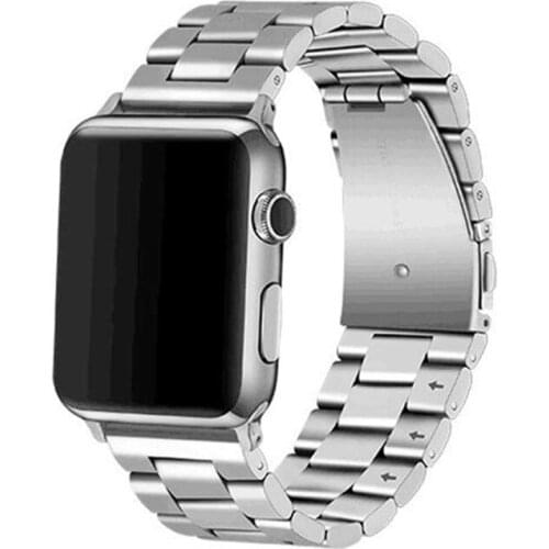 YAZHIDA Compatible with Apple Watch Band 44mm 42mm 40mm 38mm Stainless Steel Metal Wristband for iWatch SE & Series 6/5/4/3/2/1