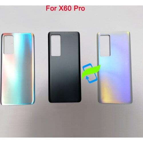 X60 Pro Back Glass Battery Cover For VIVO X 60 Pro Housing 3D Glass Case For VIVO X60 Rear Door Back Cover