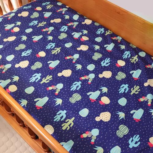 Nappy Urine Pad Sheet Mattress Changing Mat Bedding Baby Waterproof Reusable Infant Cartoon Cotton Diaper Cover