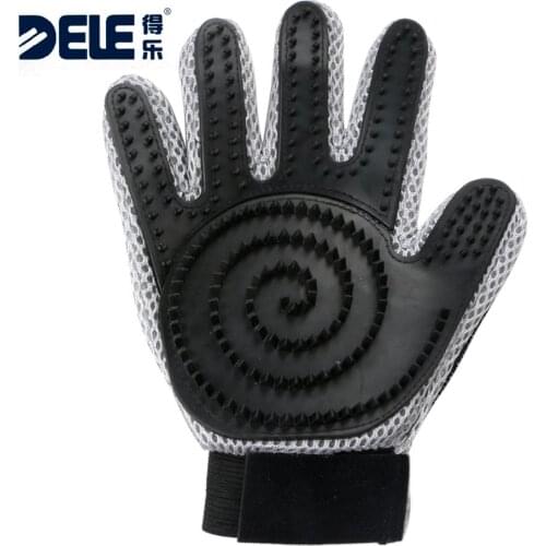 2 in1 Multifuction Pet Grooming Glove Pet Dog Puppy cleaning Supplies Massage Glove Hair Remover Glove Dog Cat with Long Short