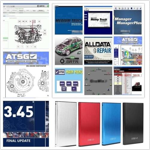 2021 hot sale Alldata Software all data software mit..chell OD5 Vivid workshop data ElsaWin 6.0 ATSG software programs 1TB HDD